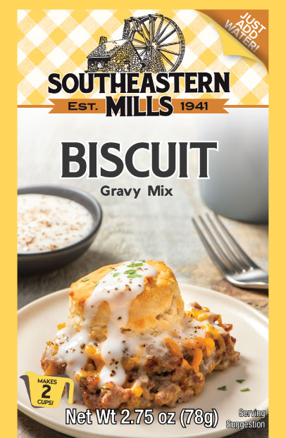 Biscuit Gravy packaging