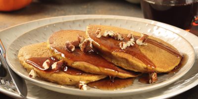 Pumpkin Pecan Pancakes recipe