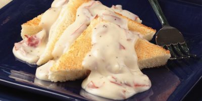 Chipped Beef Peppered Gravy on Toast Points image